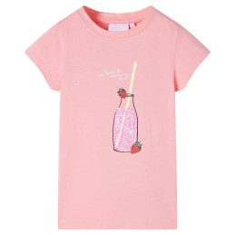 Kinder-T-Shirt Rosa 128