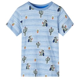 Kinder-T-Shirt Blaumischung...