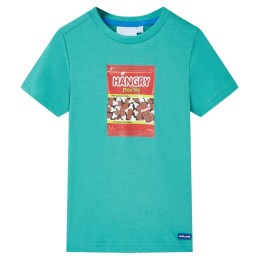 Kinder-Kurzarmshirt Dunkles...