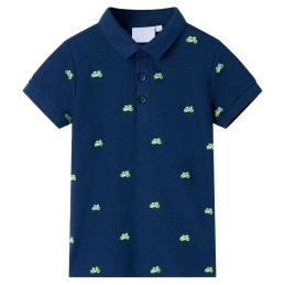 Kinder-Poloshirt Marineblau...