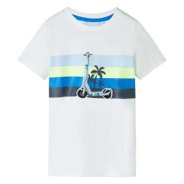 Kinder-T-Shirt Ecru 140