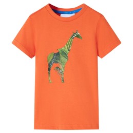 Kinder-T-Shirt Hellorange 128