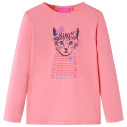 Kinder-Langarmshirt Rosa 92