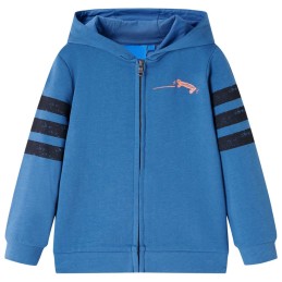 Kinder-Kapuzenpullover Blau...