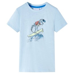 Kinder-T-Shirt Hellblau 116