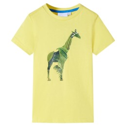 Kinder-T-Shirt Gelb 128