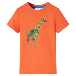 Kinder-T-Shirt Hellorange 140