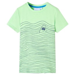 Kinder-T-Shirt Neongrün 128