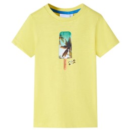 Kinder-T-Shirt Gelb 116