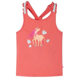 Kinder-Tanktop Korallenrosa 92