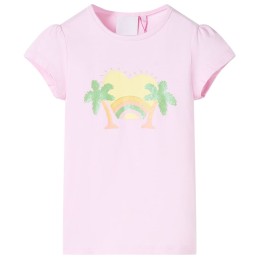 Kinder-T-Shirt Hellrosa 104