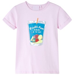 Kinder-T-Shirt Zartrosa 140