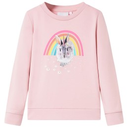 Kinder-Sweatshirt Hellrosa 92