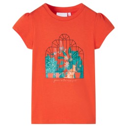 Kinder-T-Shirt Dunkelorange...