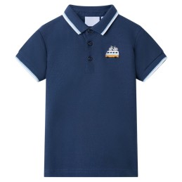 Kinder-Poloshirt Dunkelblau...