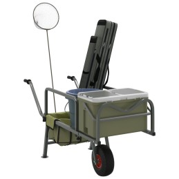 Angelwagen Grün mit Rad...