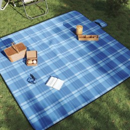 Picknickdecke Faltbar Blau...