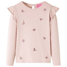 Kinder-Langarmshirt Rosa 128