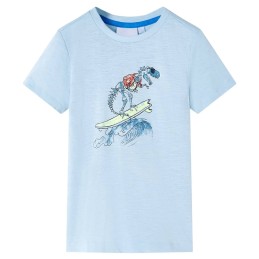 Kinder-T-Shirt Hellblau 92