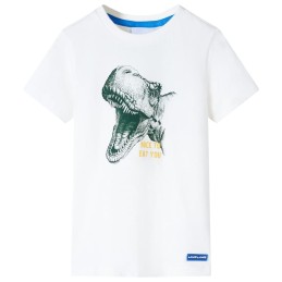 Kinder-T-Shirt Ecru 140