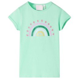 Kinder-T-Shirt Hellgrün 104