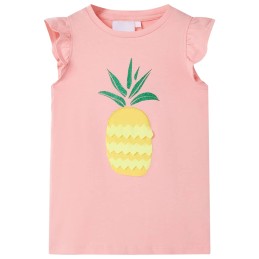 Kinder-T-Shirt Rosa 116