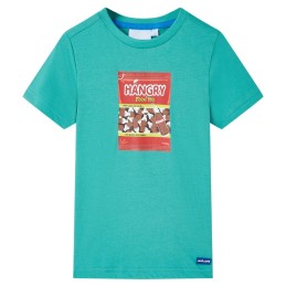 Kinder-Kurzarmshirt Dunkles...