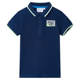 Kinder-Poloshirt Marineblau...