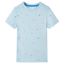 Kinder-T-Shirt Hellblau 104