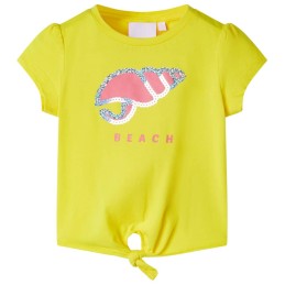 Kinder-T-Shirt Gelb 116