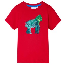 Kinder-T-Shirt Rot 116