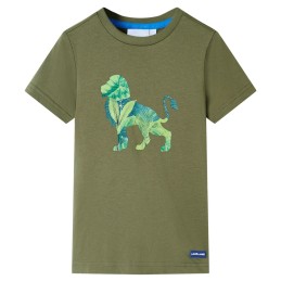 Kinder-T-Shirt Khaki 104