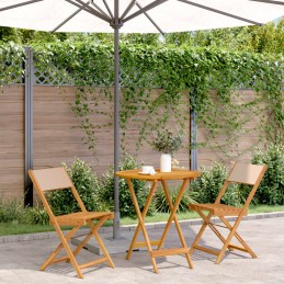 3-tlg. Bistro-Set Beige...