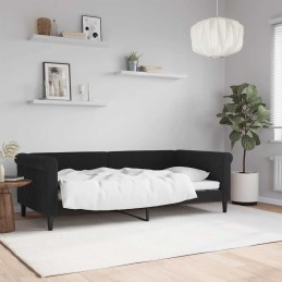 Tagesbett Schwarz 90x190 cm...