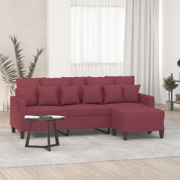 3-Sitzer-Sofa mit Hocker...