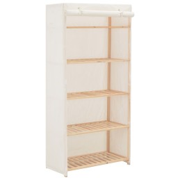 Kleiderschrank Weiß 79 x 40...