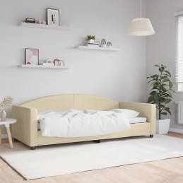 Tagesbett Creme 90x200 cm...