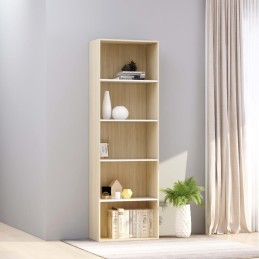 Bücherregal 5 Fächer Weiß...