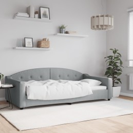 Tagesbett Hellgrau 100x200...