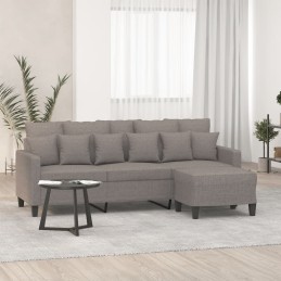 3-Sitzer-Sofa mit Hocker...