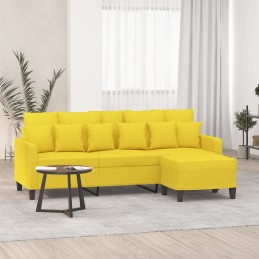 3-Sitzer-Sofa mit Hocker...