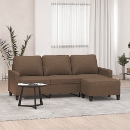3-Sitzer-Sofa mit Hocker...