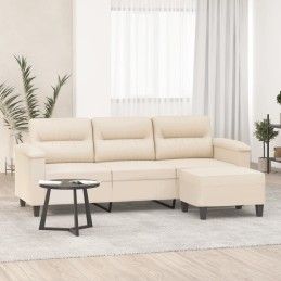 3-Sitzer-Sofa mit Hocker...