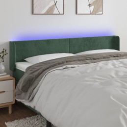 LED Kopfteil Dunkelgrün...