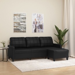 3-Sitzer-Sofa mit Hocker...