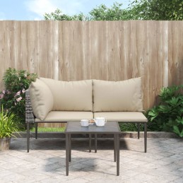 3-tlg. Garten-Lounge-Set...