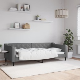 Tagesbett Dunkelgrau 90x200...
