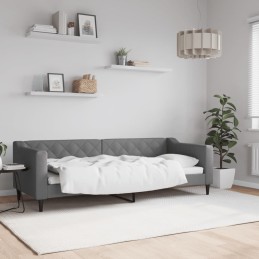 Tagesbett Dunkelgrau 80x200...