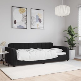 Tagesbett Schwarz 90x190 cm...