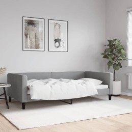 Tagesbett Hellgrau 100x200...